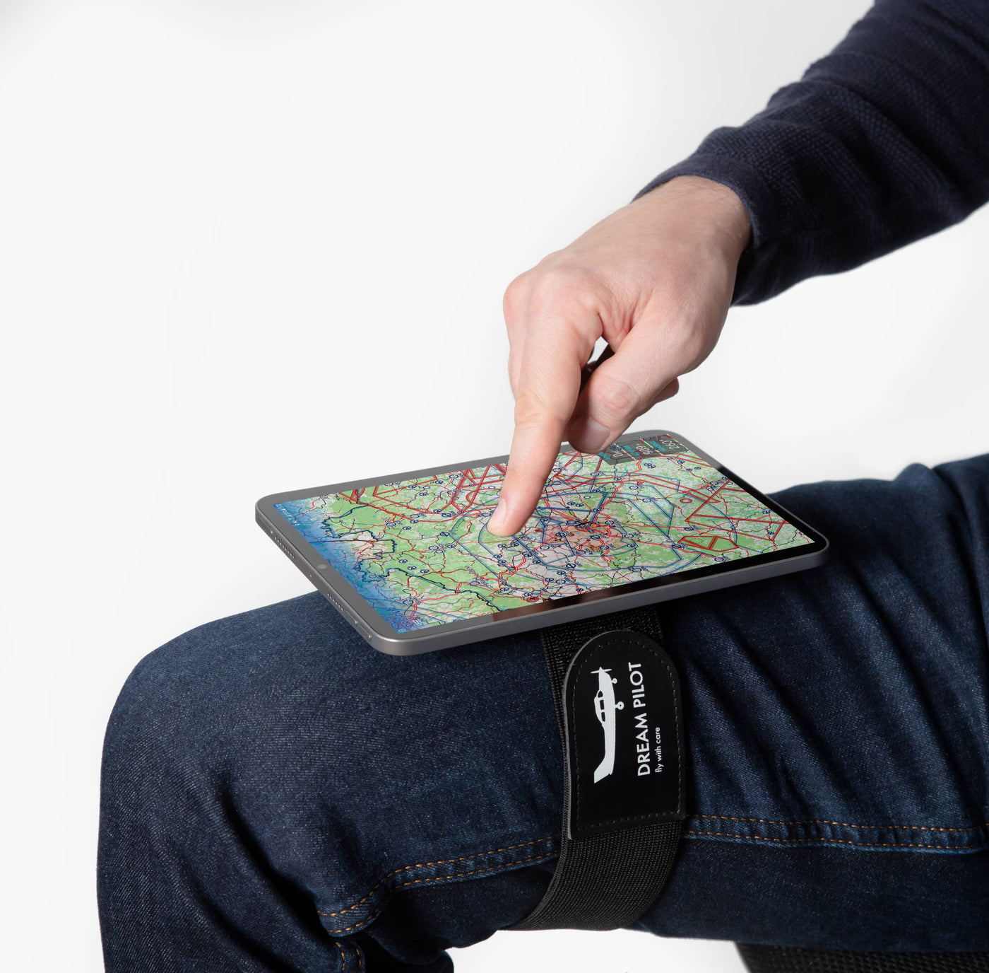 Universal Piloten Kniebrett für iPhone, iPad, Android Telefone und Tablets