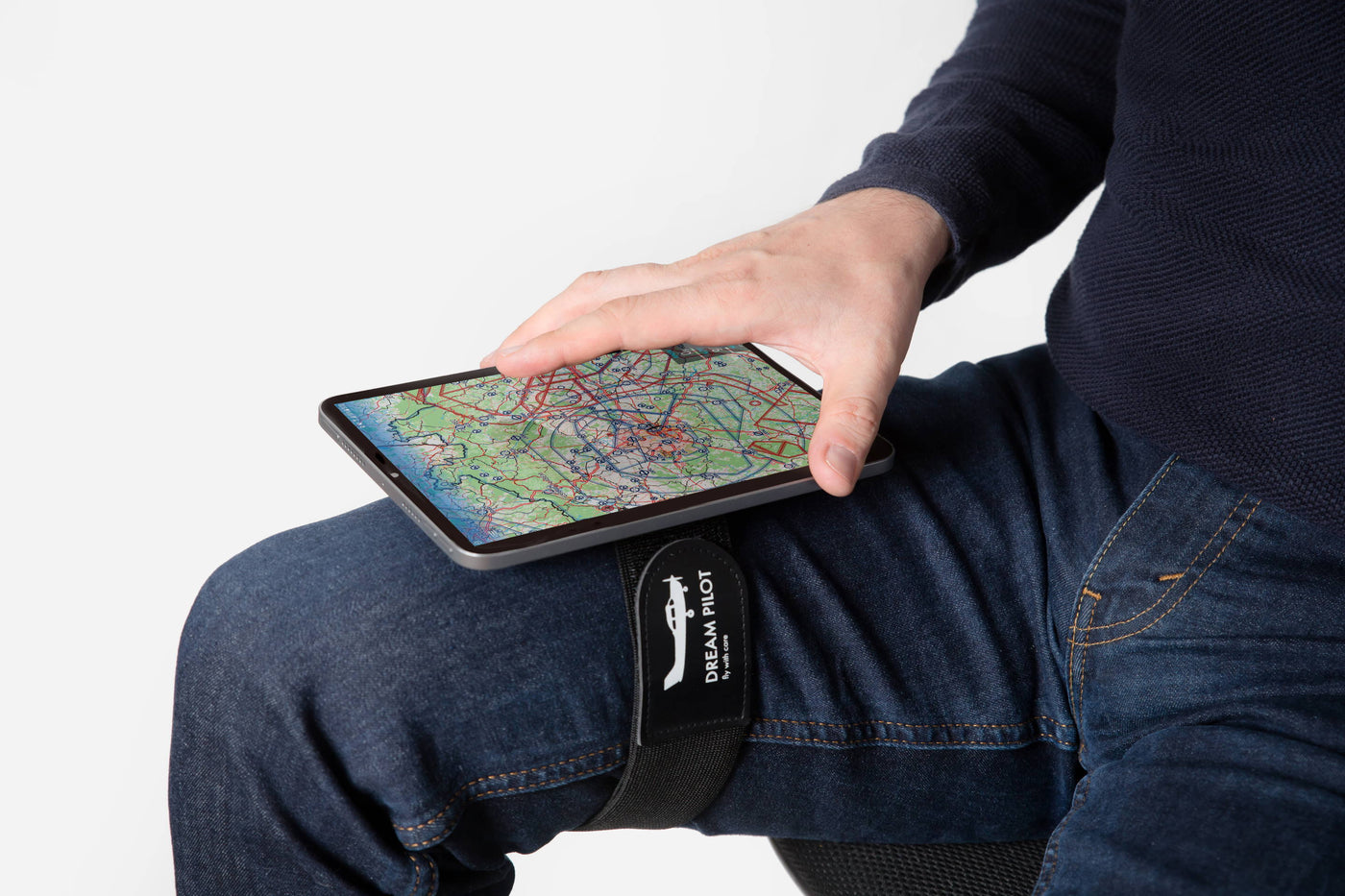 Universal Piloten Kniebrett für iPhone, iPad, Android Telefone und Tablets
