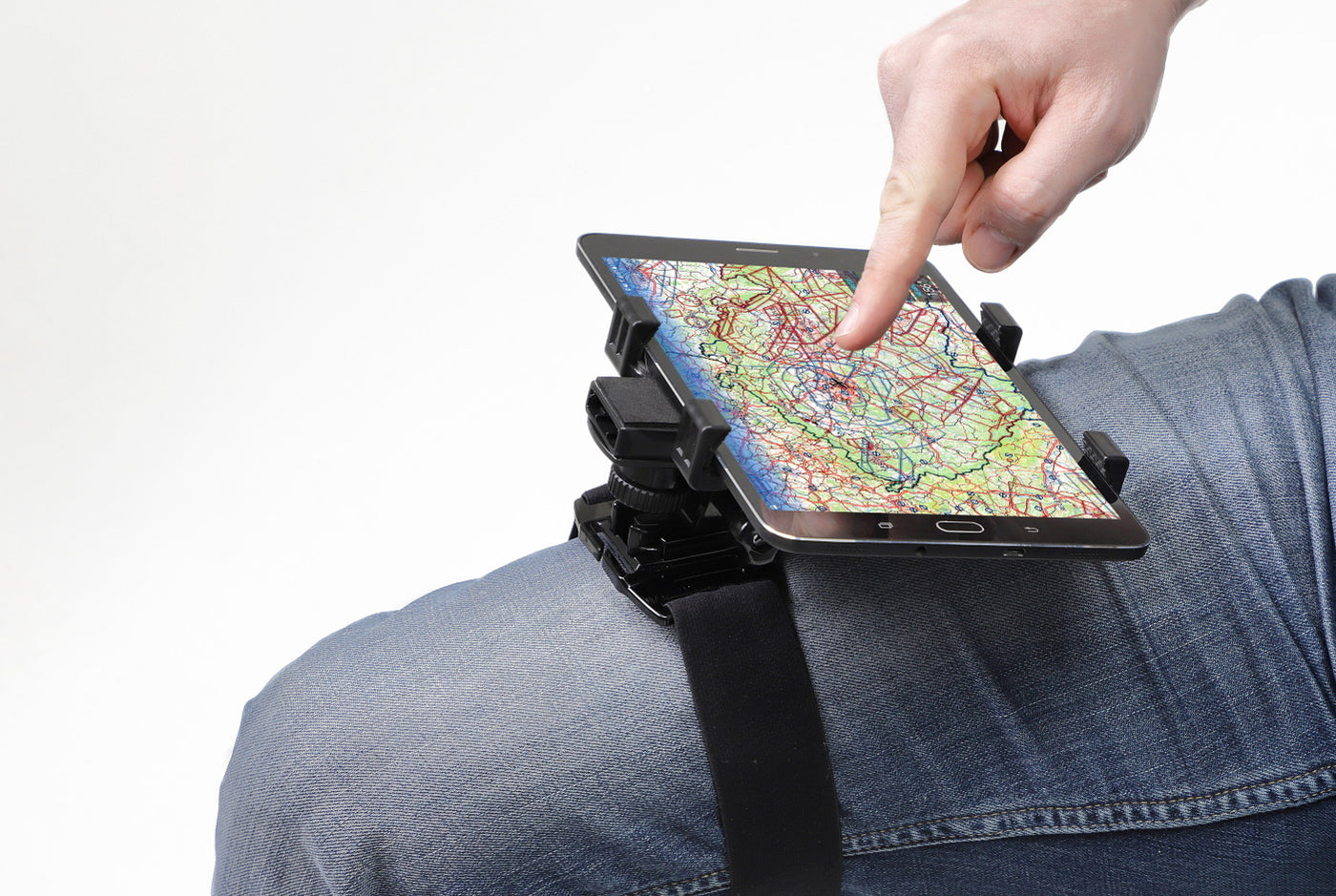 Piloten Kniebrett für iPhone, iPad, Android Smartphones, Tablets